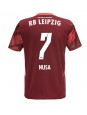 RB Leipzig Antonio Nusa #7 Bortedrakt 2024-25 Korte ermer